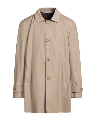 Man Overcoat & Trench Coat Beige Size 48 Polyurethane, Polyester, Viscose