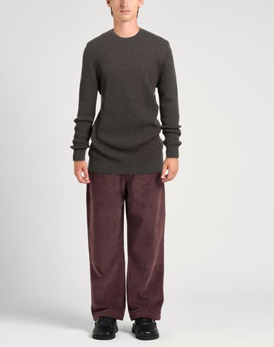Gran Sasso Man Sweater Charcoal Size 48 Virgin Wool