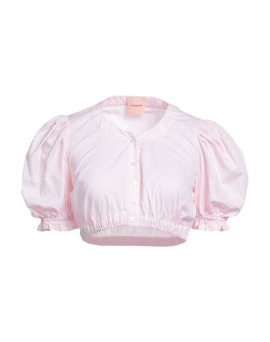 La Semaine Paris Woman Top Pink Size 4 Cotton