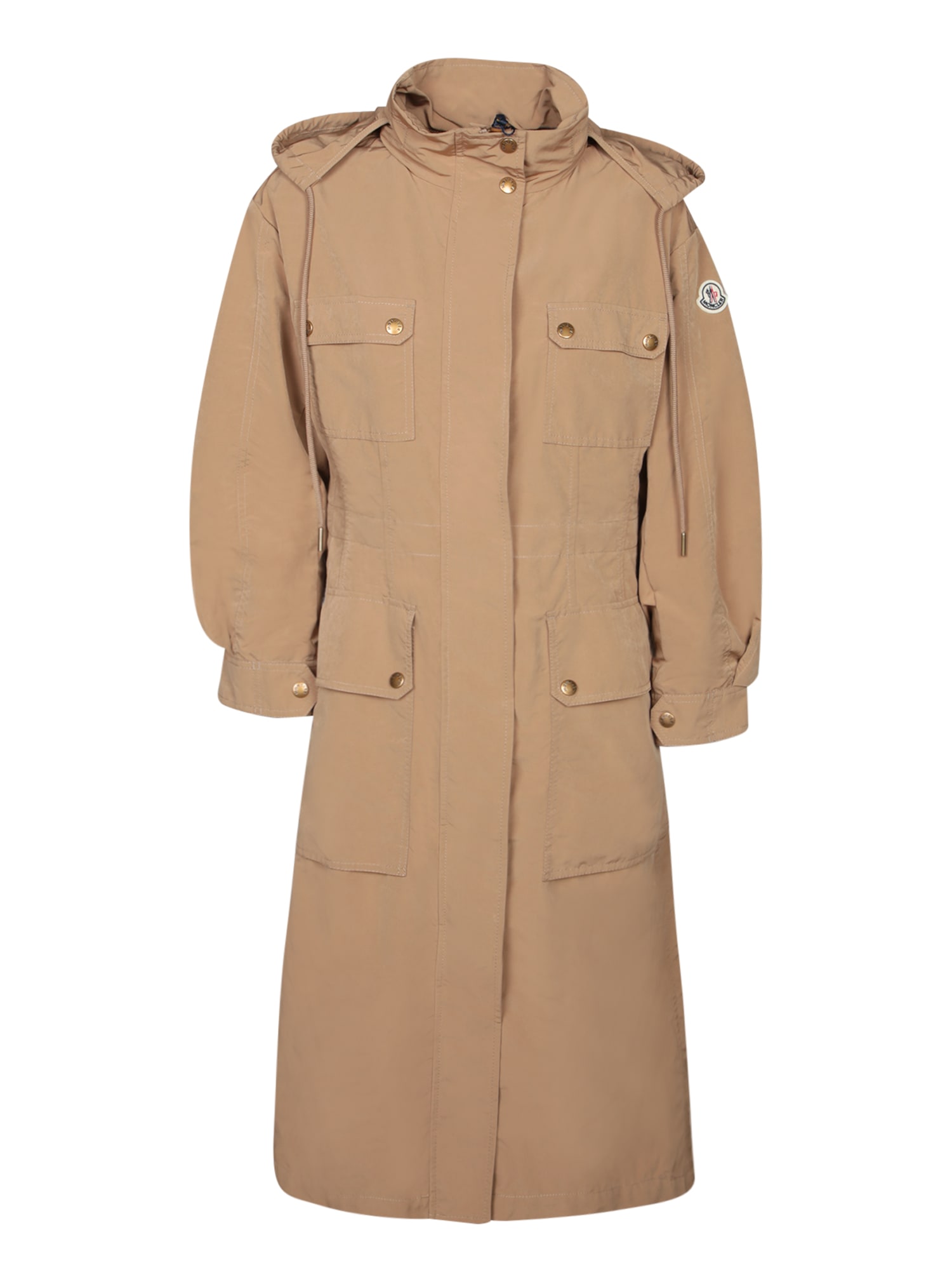 Nantes Long Parka Trench Beige