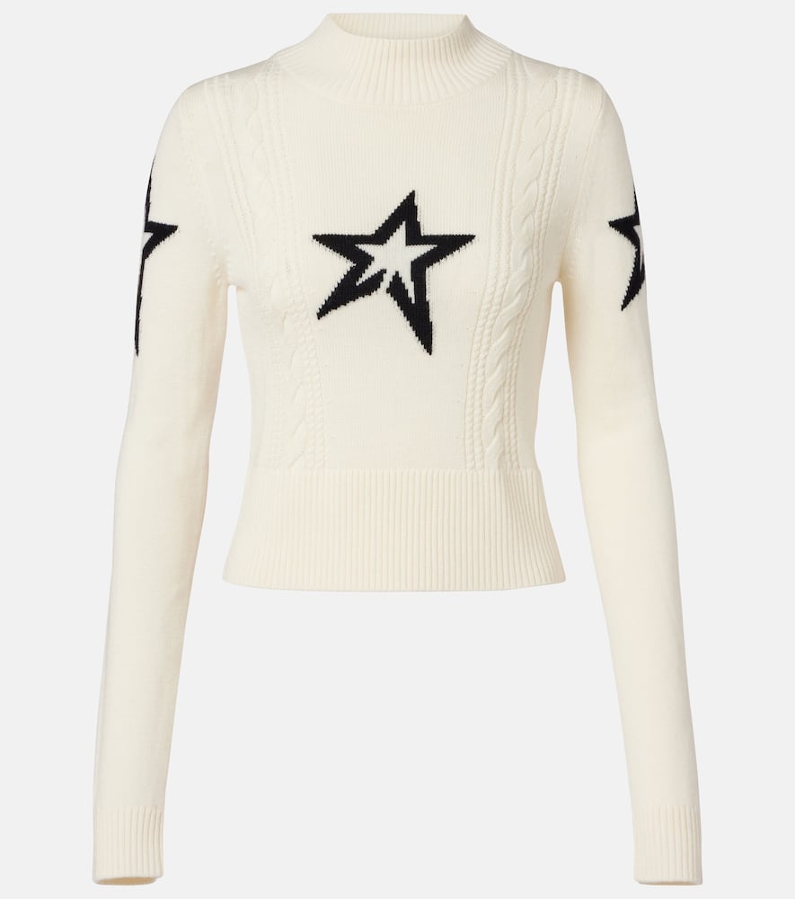 Intarsia wool sweater