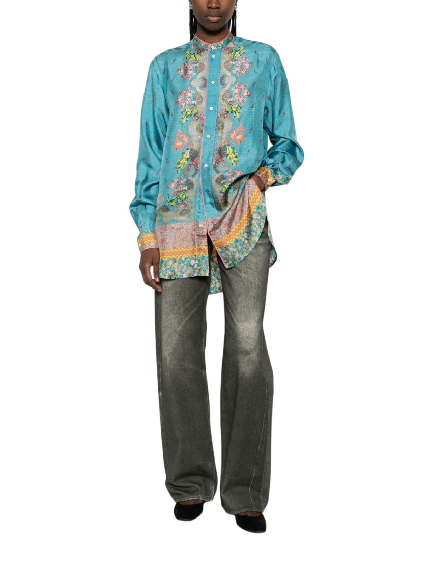 Printed Silk Shirt