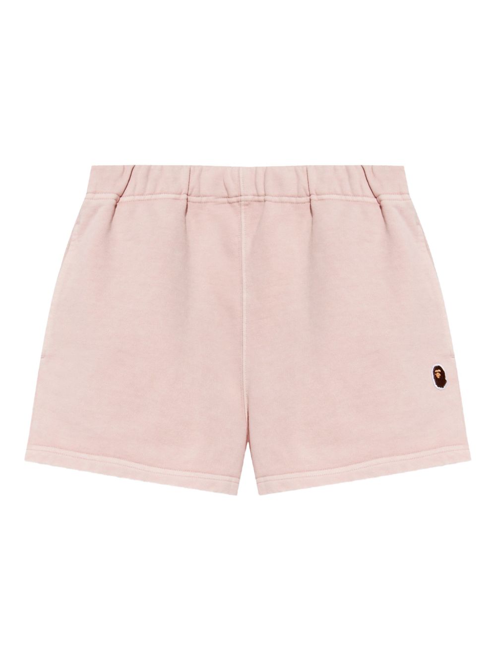 A BATHING APE® logo-embroidered track shorts - Pink