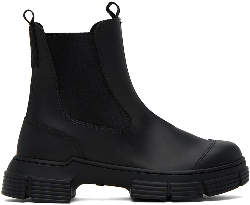 Black city boots