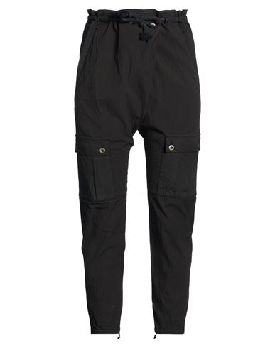 Woman Pants Black Size 6 Cotton, Elastane