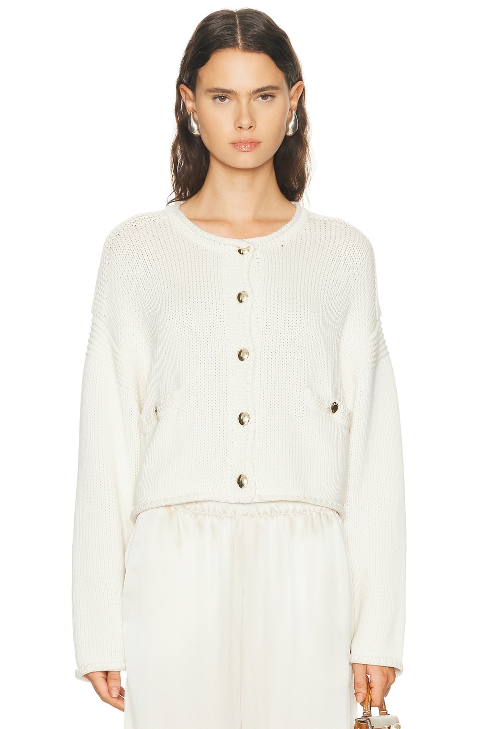 SABLYN CARDIGAN CHARLENE in Gardenia - White. S also in