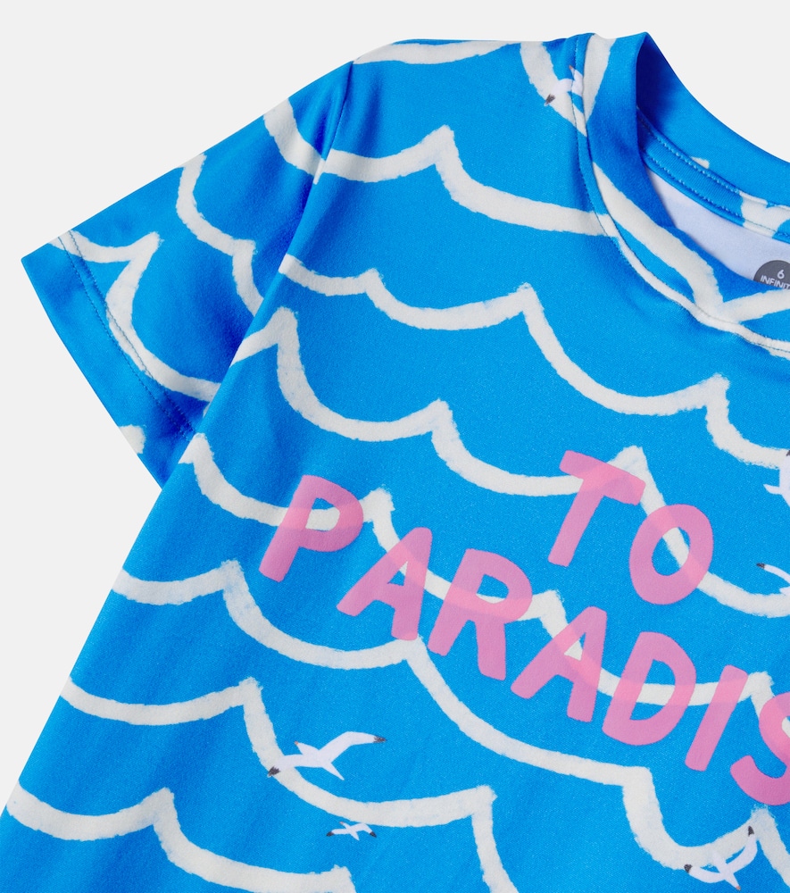 Printed cotton jersey T-shirt