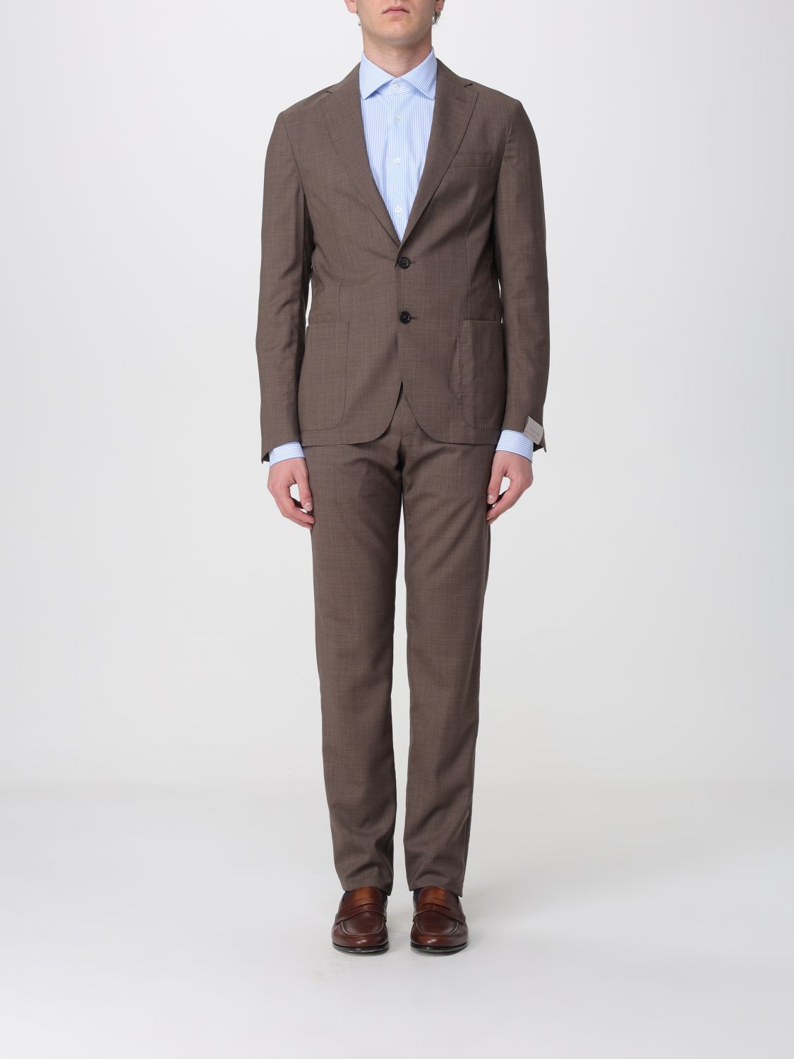 Suit Men color Brown