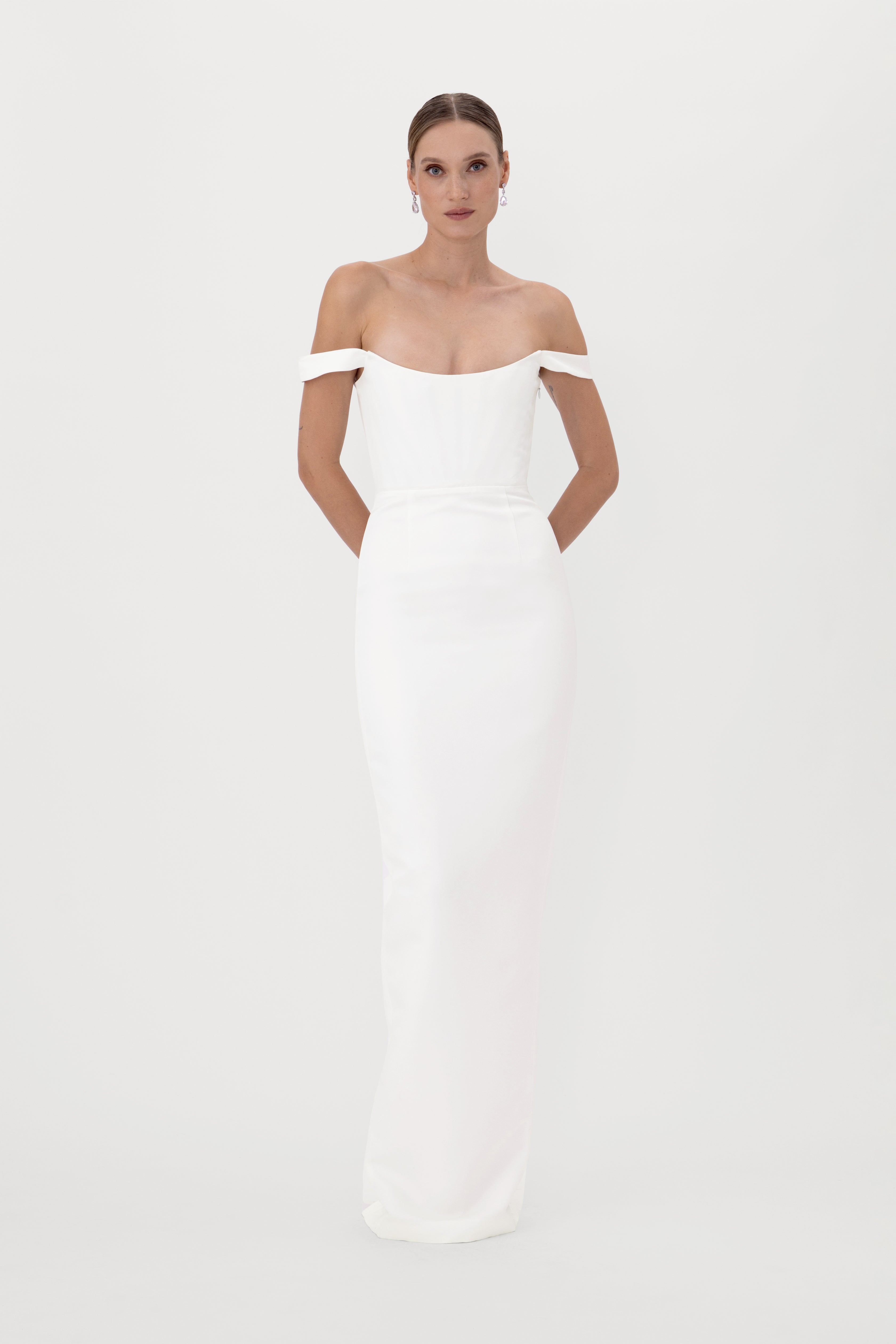 Stefania Satin Gown