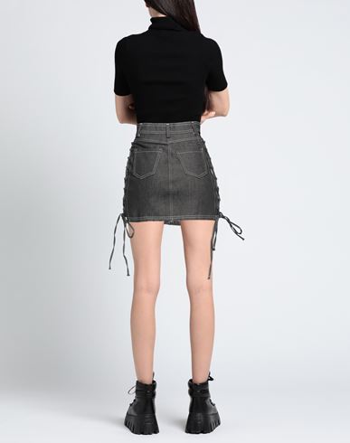 Woman Denim skirt Steel grey