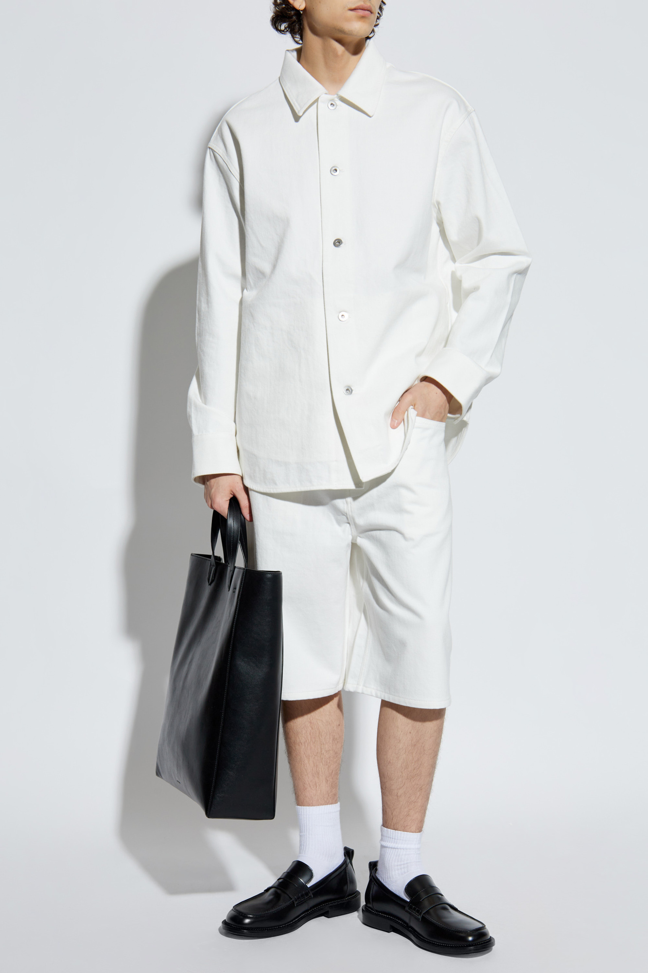 Denim Jacket, Men's, White