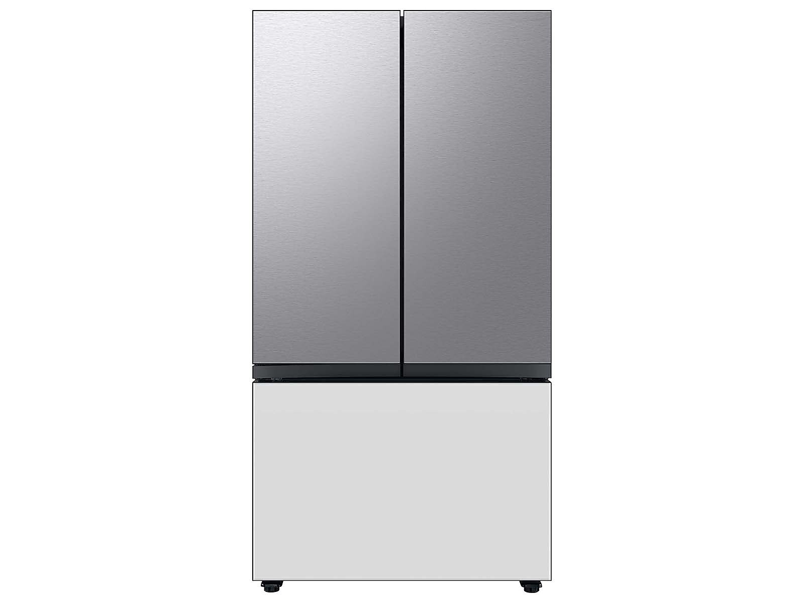 Bespoke 3-Door French Door Refrigerator Panel in White Glass - Bottom Panel(RA-F36DB312/AA)