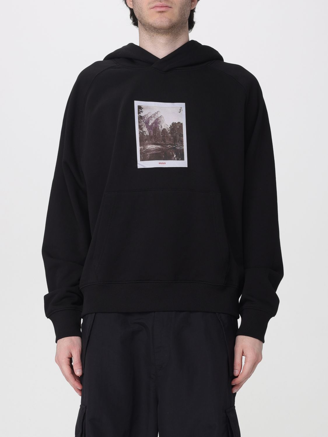 Sweatshirt Men color Black
