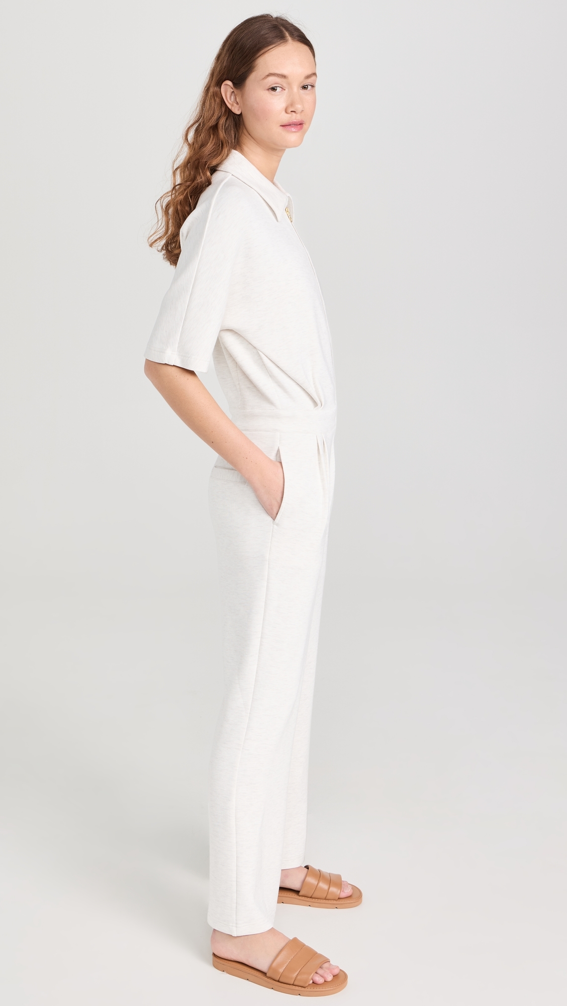 Corrine Jumpsuit Ivory Marl
