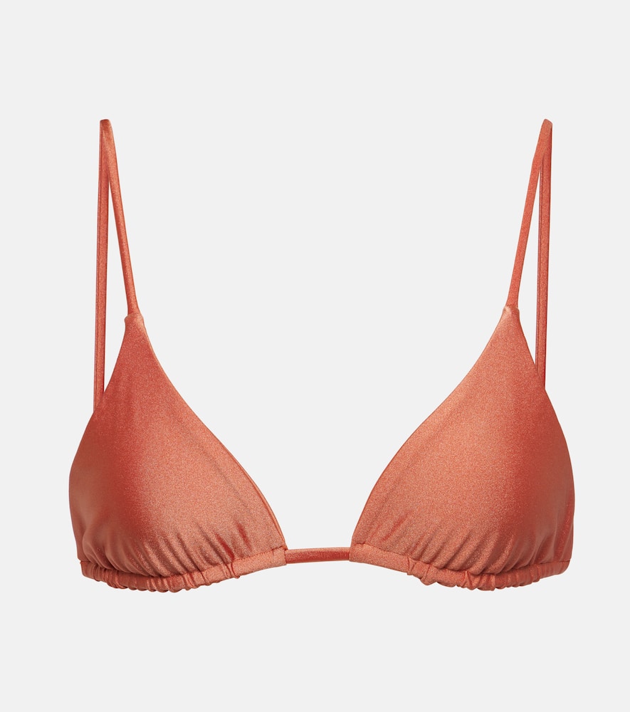 Via triangle bikini top