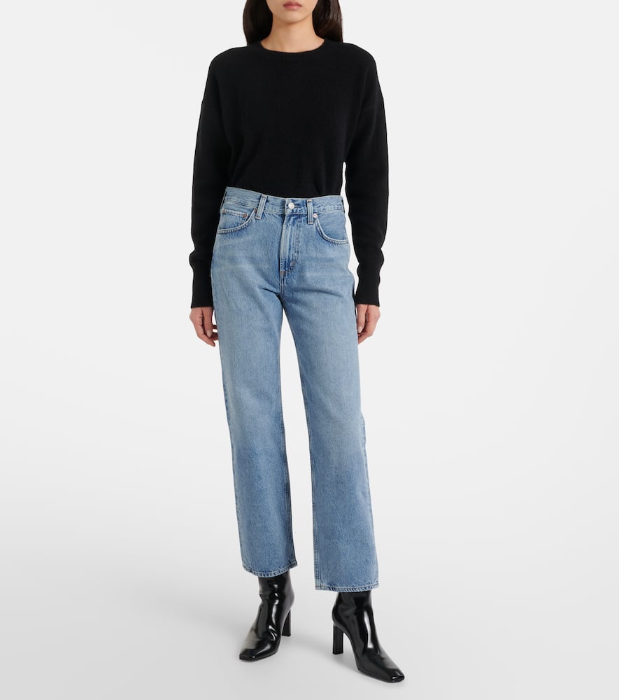 Valen high-rise straight jeans