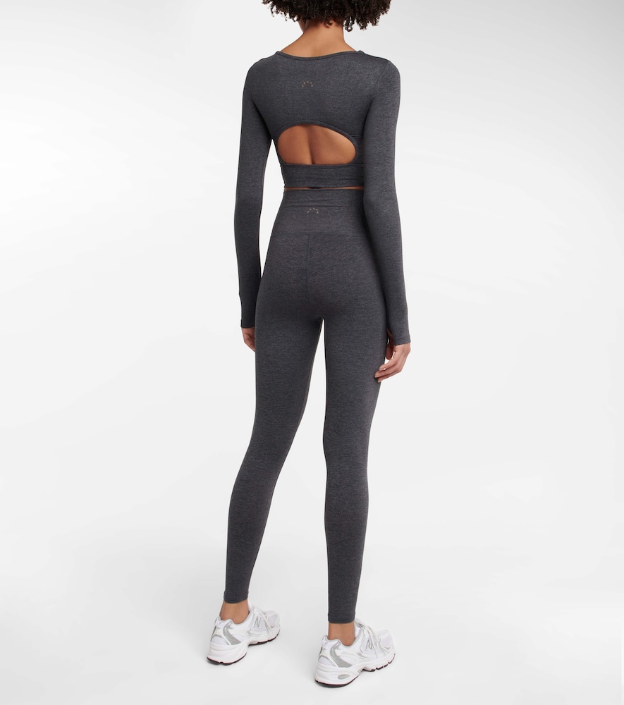 Always Warm Sloan cropped jersey top