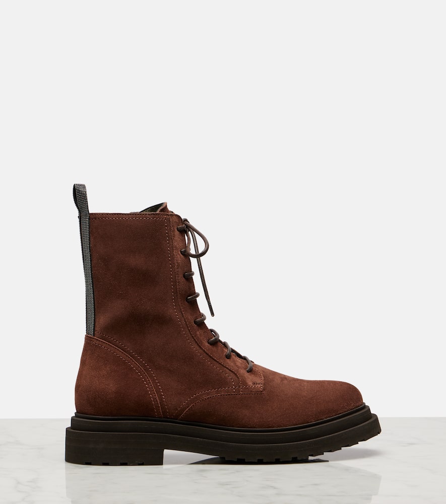 Monili suede ankle boots
