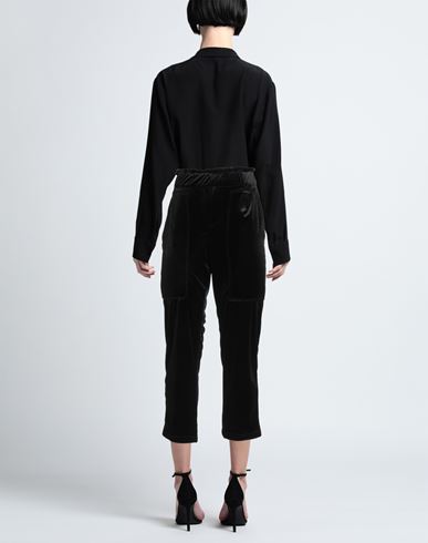 Woman Pants Black Size 2 Polyester, Elastane