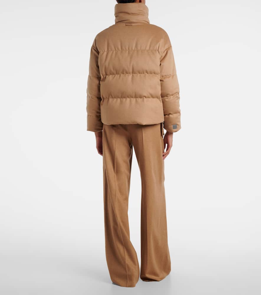 Diego reversible camel hair down jacket