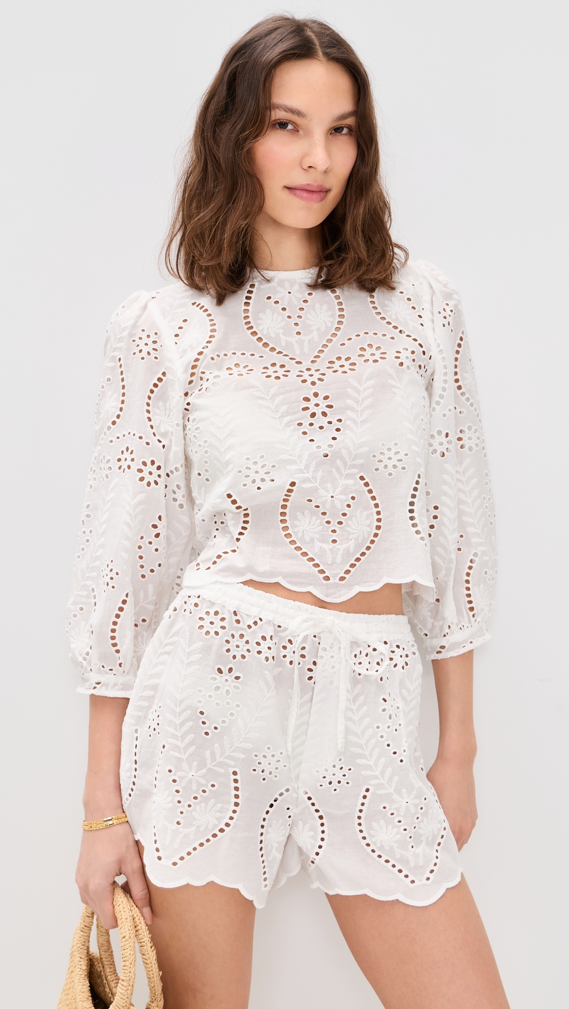 Lisa Top Athena Embroidery