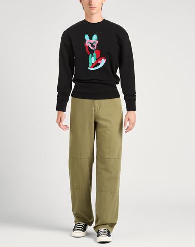 Maison Kitsuné Acide Man Sweatshirt Black Size S Cotton, Polyester