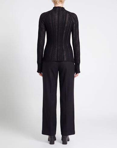 Woman Turtleneck Black Size S Wool, Acrylic