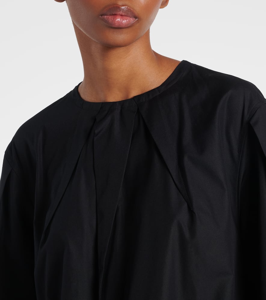 Liriche cotton poplin midi dress