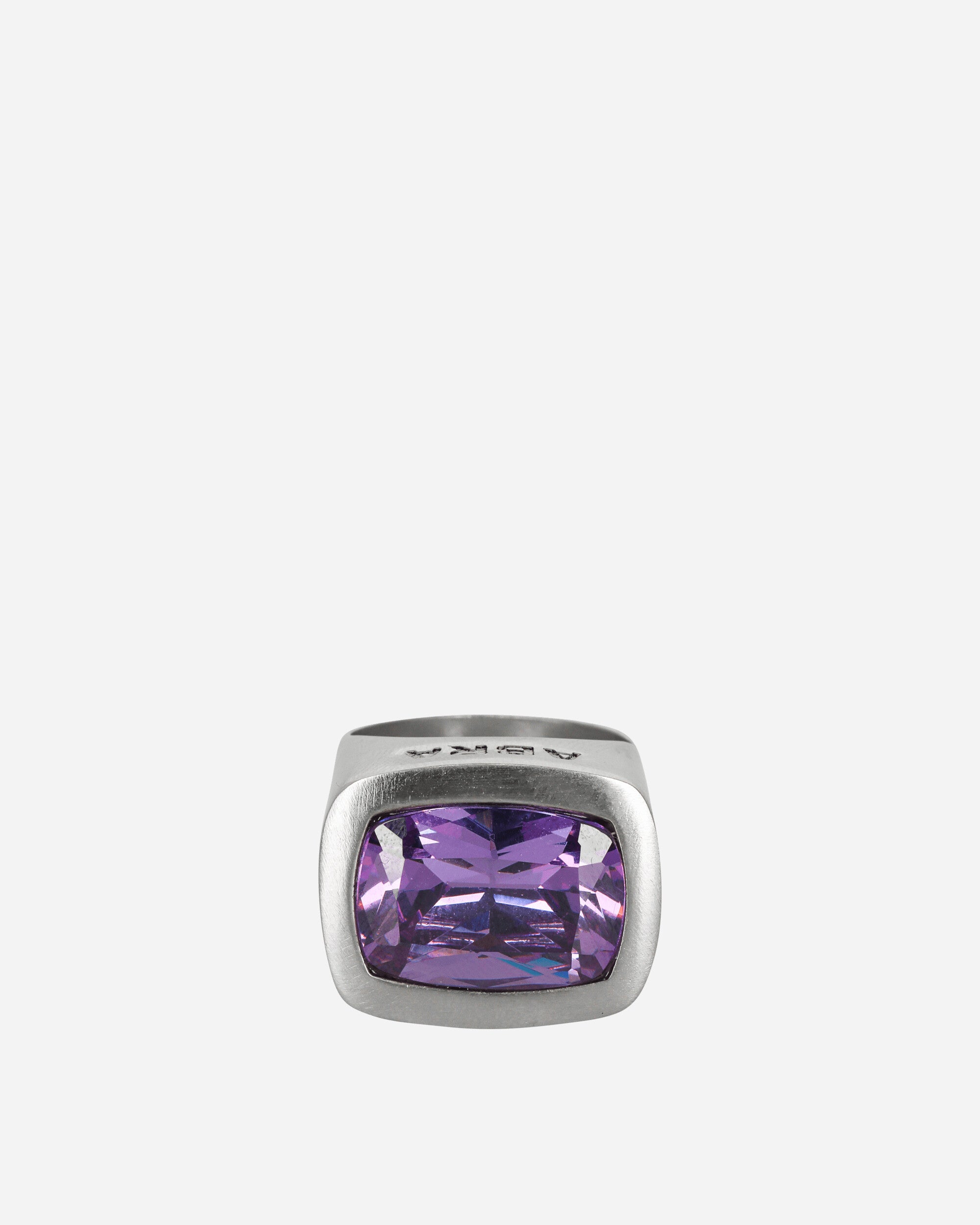 Stone Ring Silver / Purple