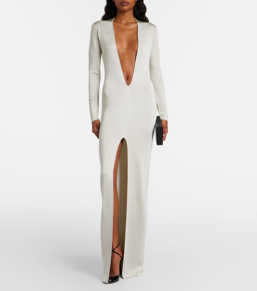 Knitted gown