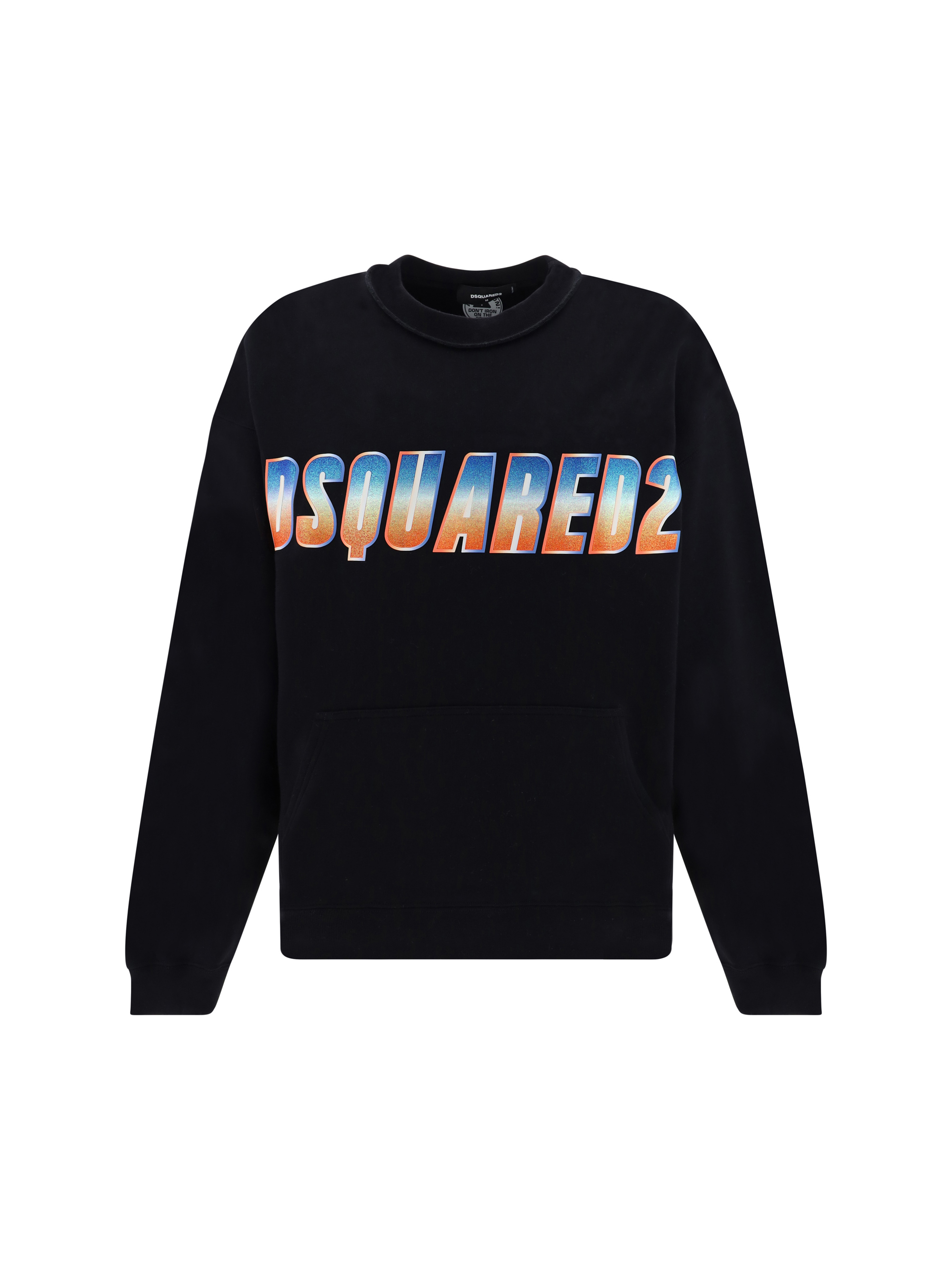 Black Cotton Sweatshirt