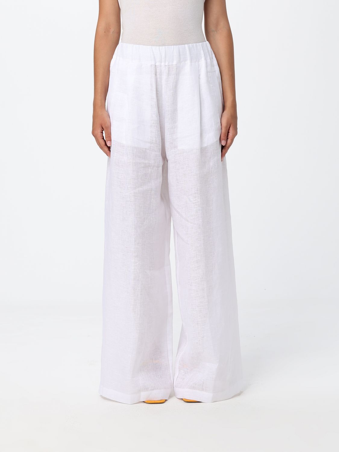 Pants Woman color White