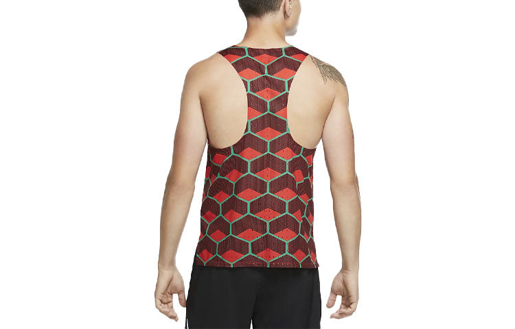 AeroSwift Team Kenya Training Running Sports Vest Red