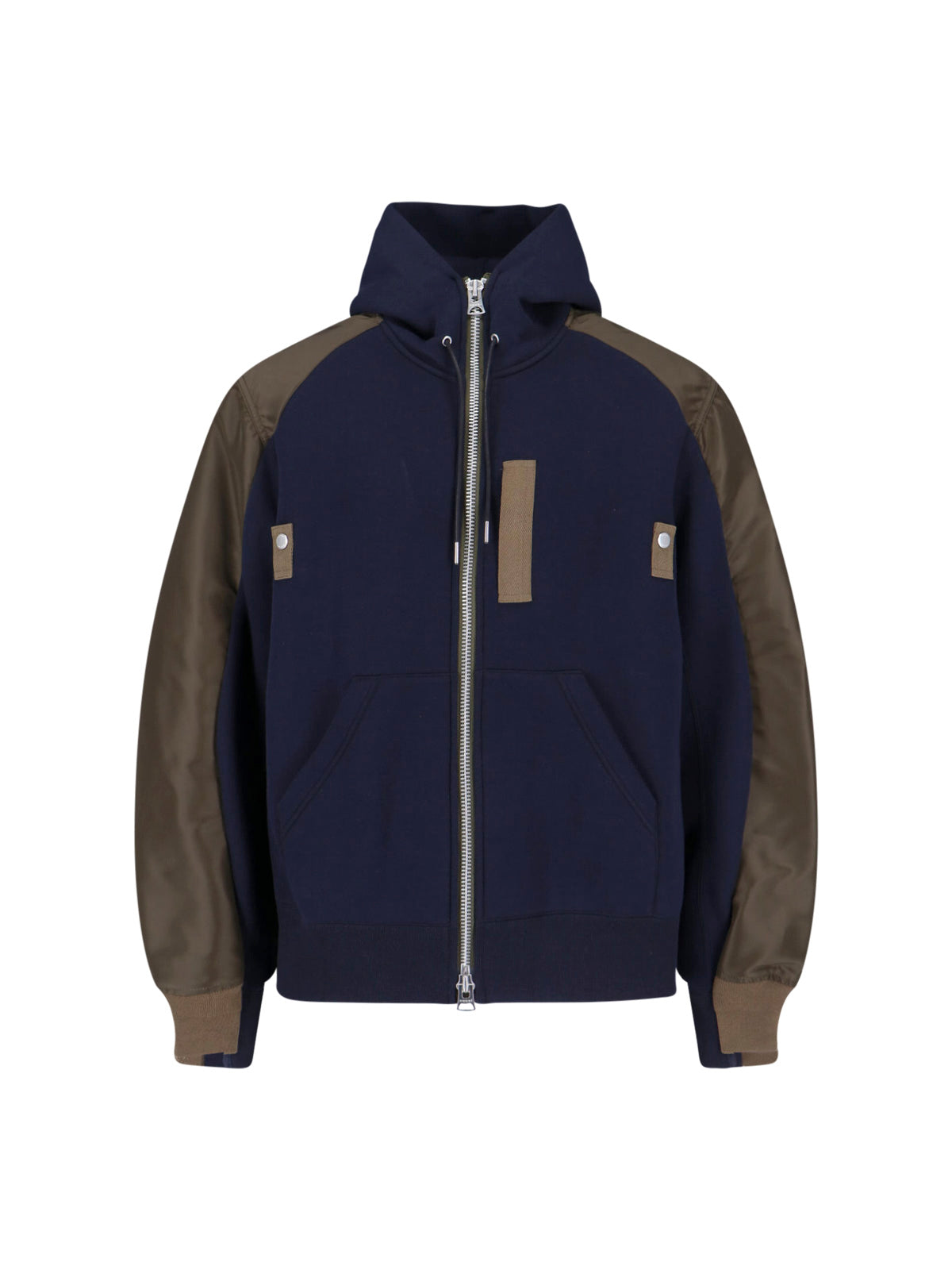 Tech-Paneled Cotton Blend Workwear Jacket