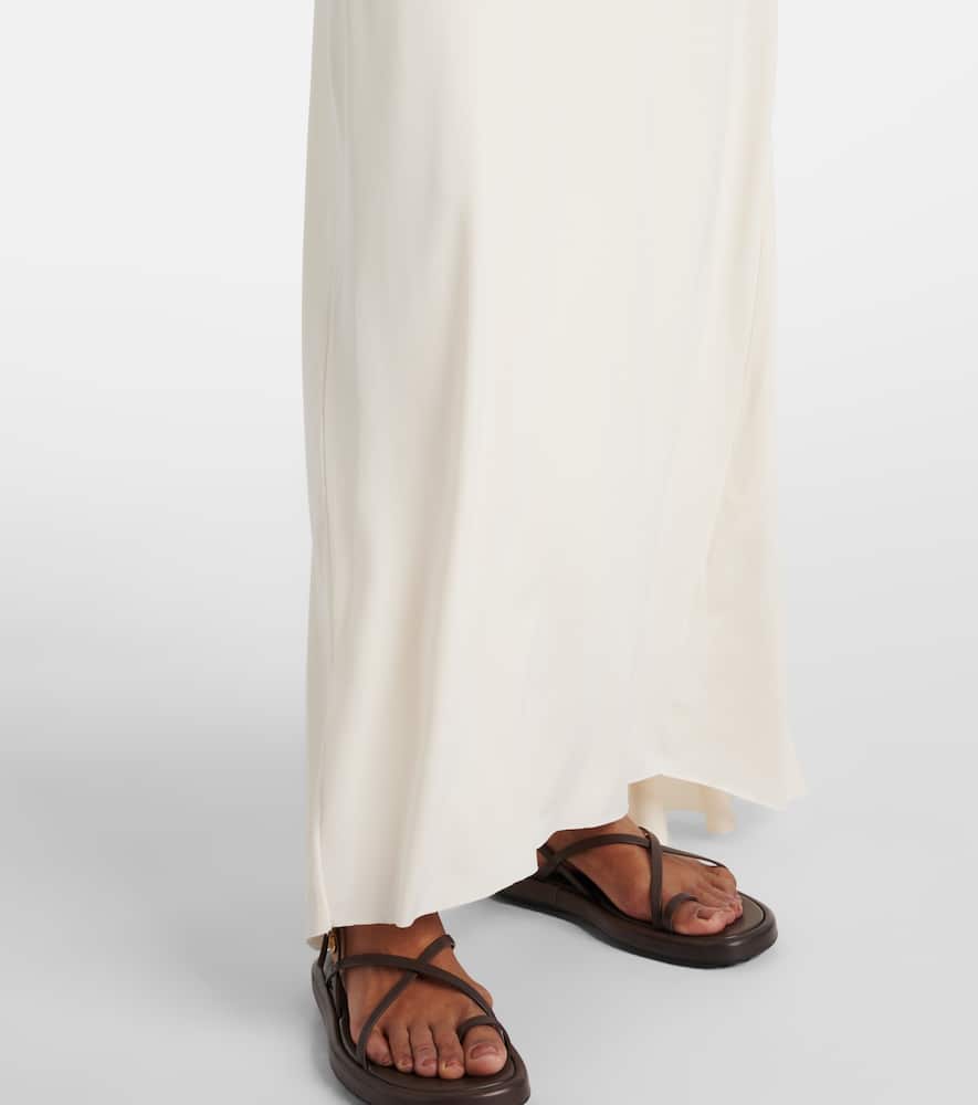 Carrie halterneck jersey maxi dress