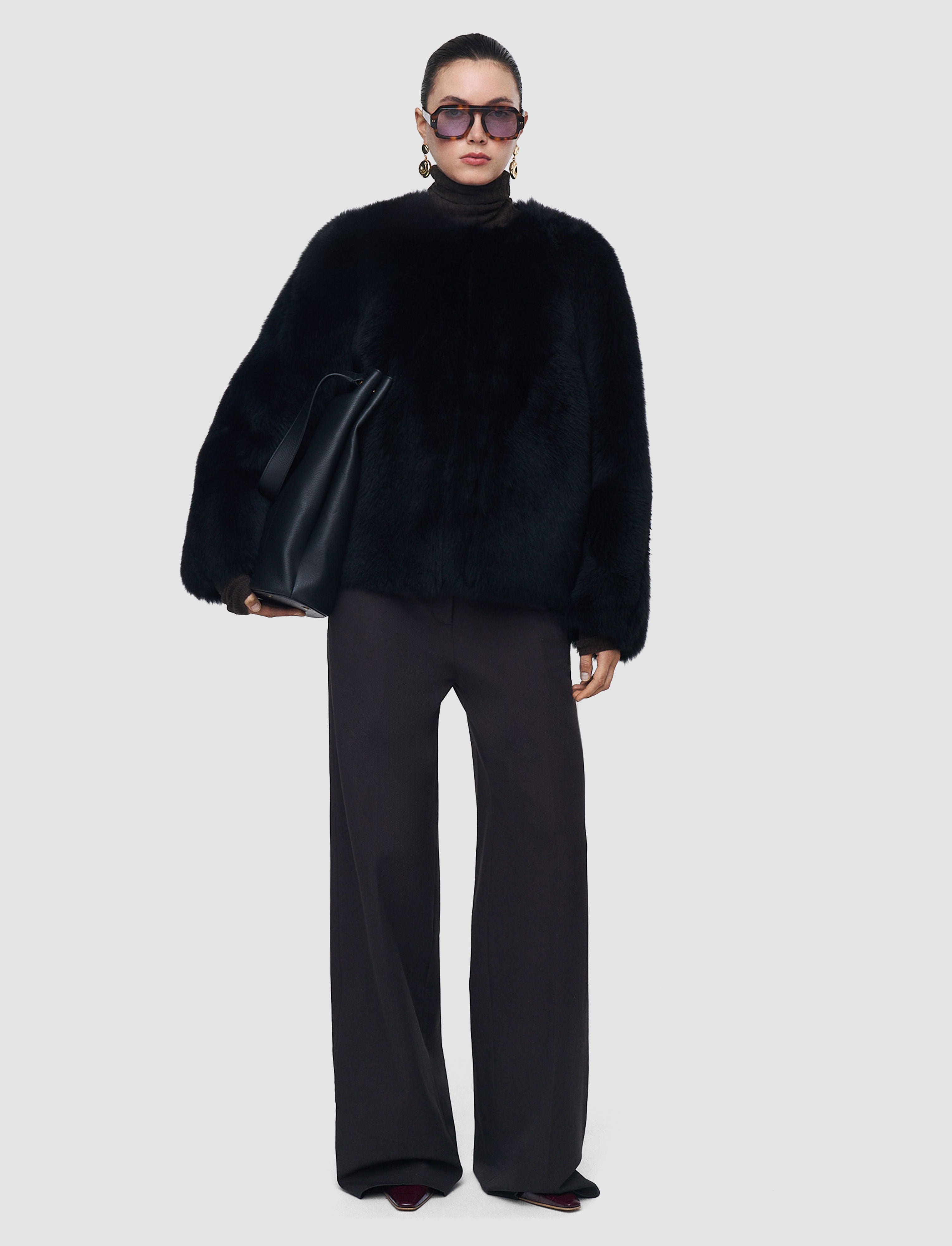Gomez Long Haired Shearling Jacket - 42