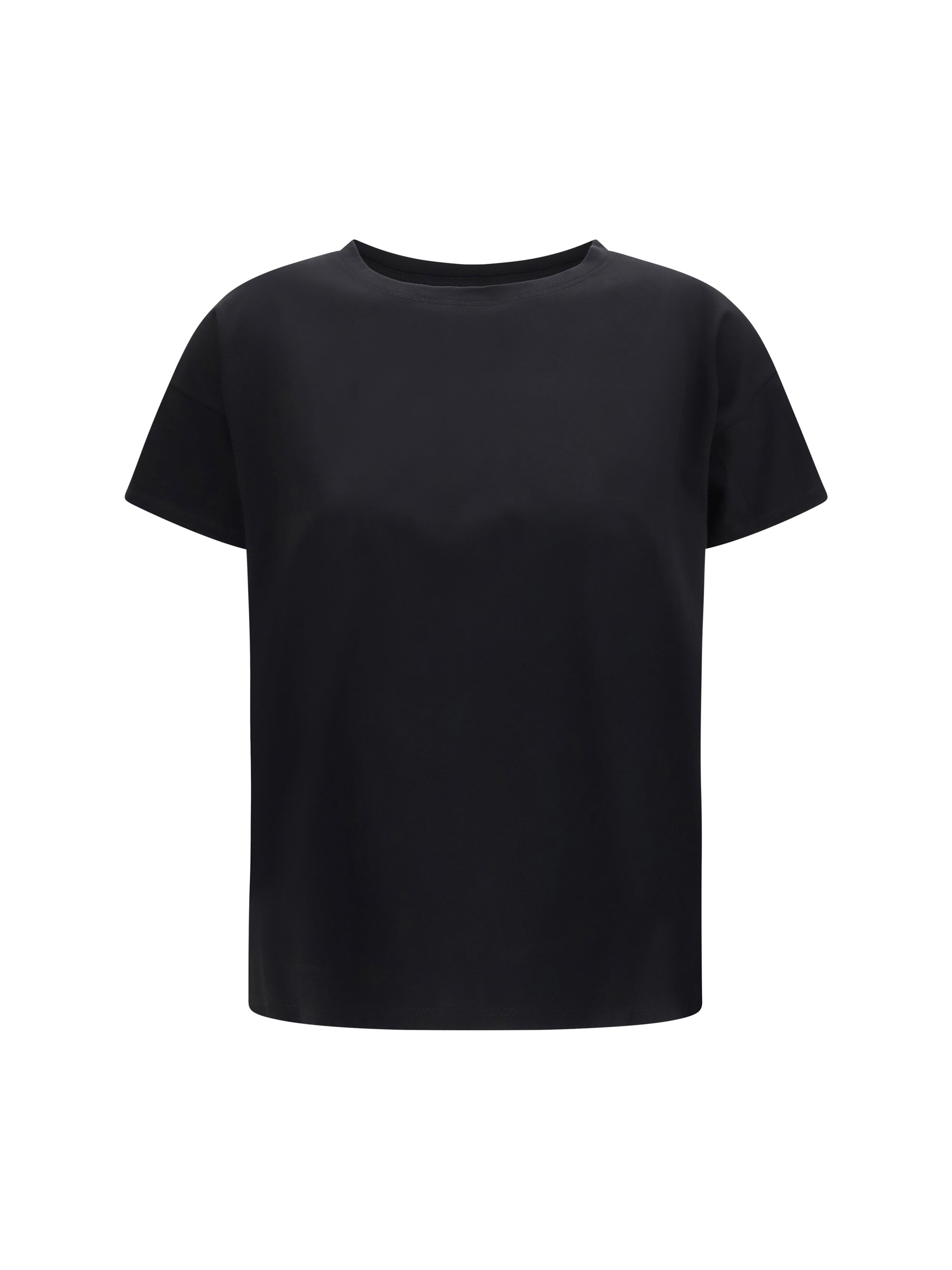 Boxy Fit Supima Cotton T-Shirt — Black