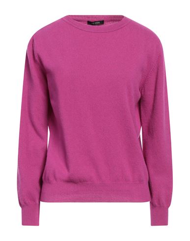 Woman Sweater Fuchsia Size XL Wool, Cashmere