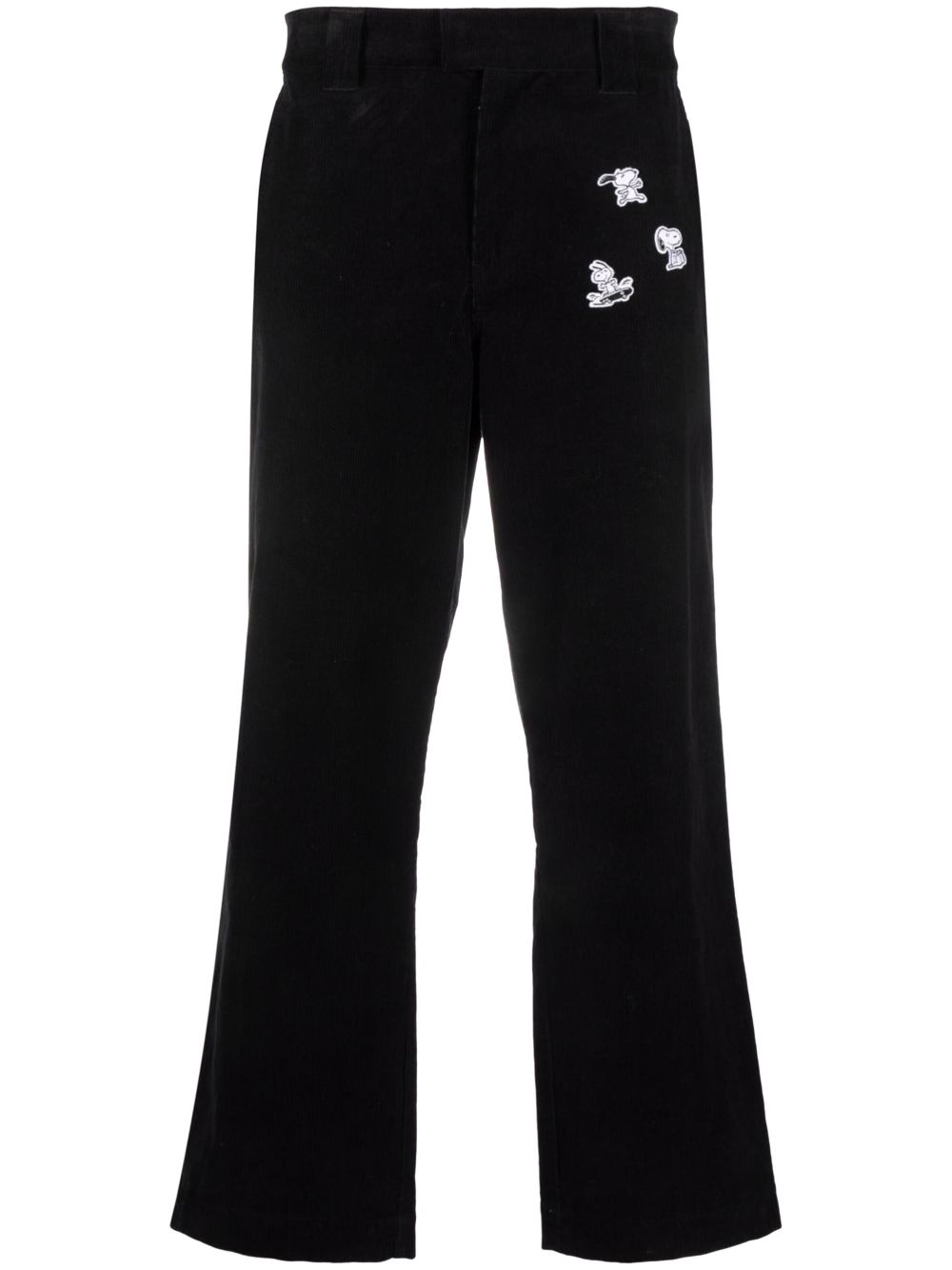 X Peanuts patches trousers - Black