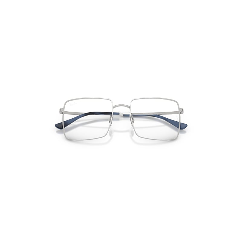 Ray-Ban Brix Optics Bio-based Eyeglasses Silver Frame Clear Lenses Polarized
