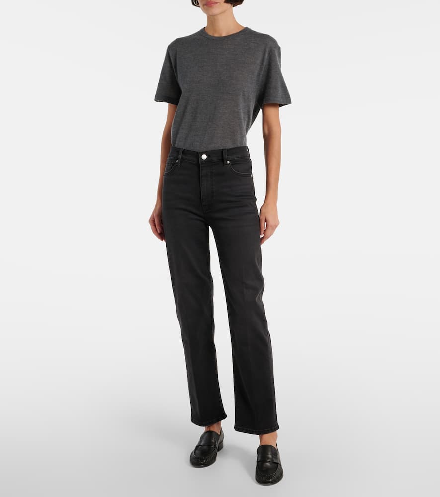 Le Sleek high-rise straight jeans