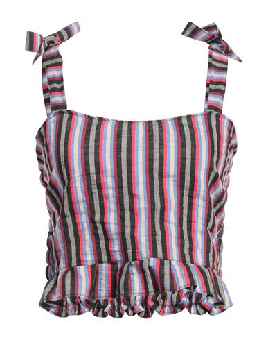 Woman Top Red Size S Polyester, Cotton, Linen