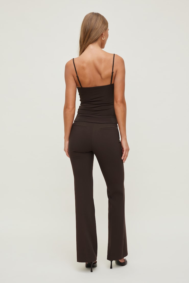 Twisted Cami Top - Brown - Women Clothing
