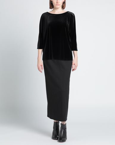 Woman Top Black Size 4 Polyester, Elastane