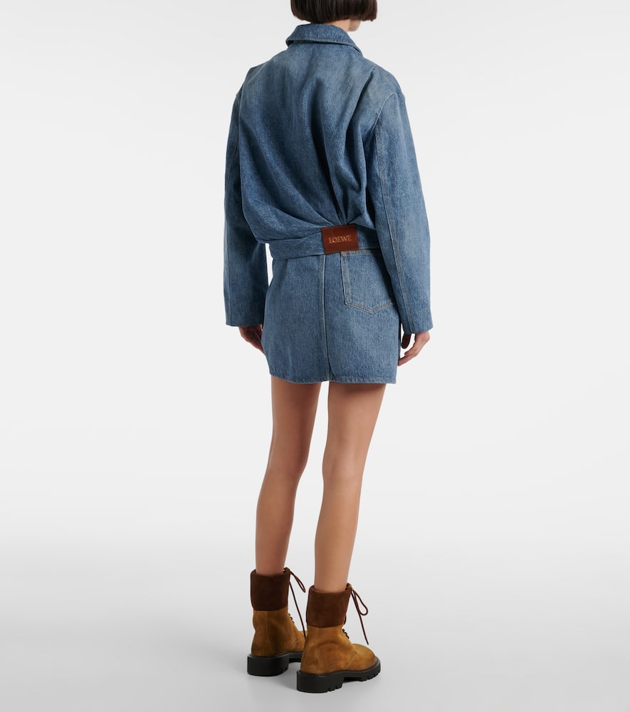 Loewe Draped denim jacket