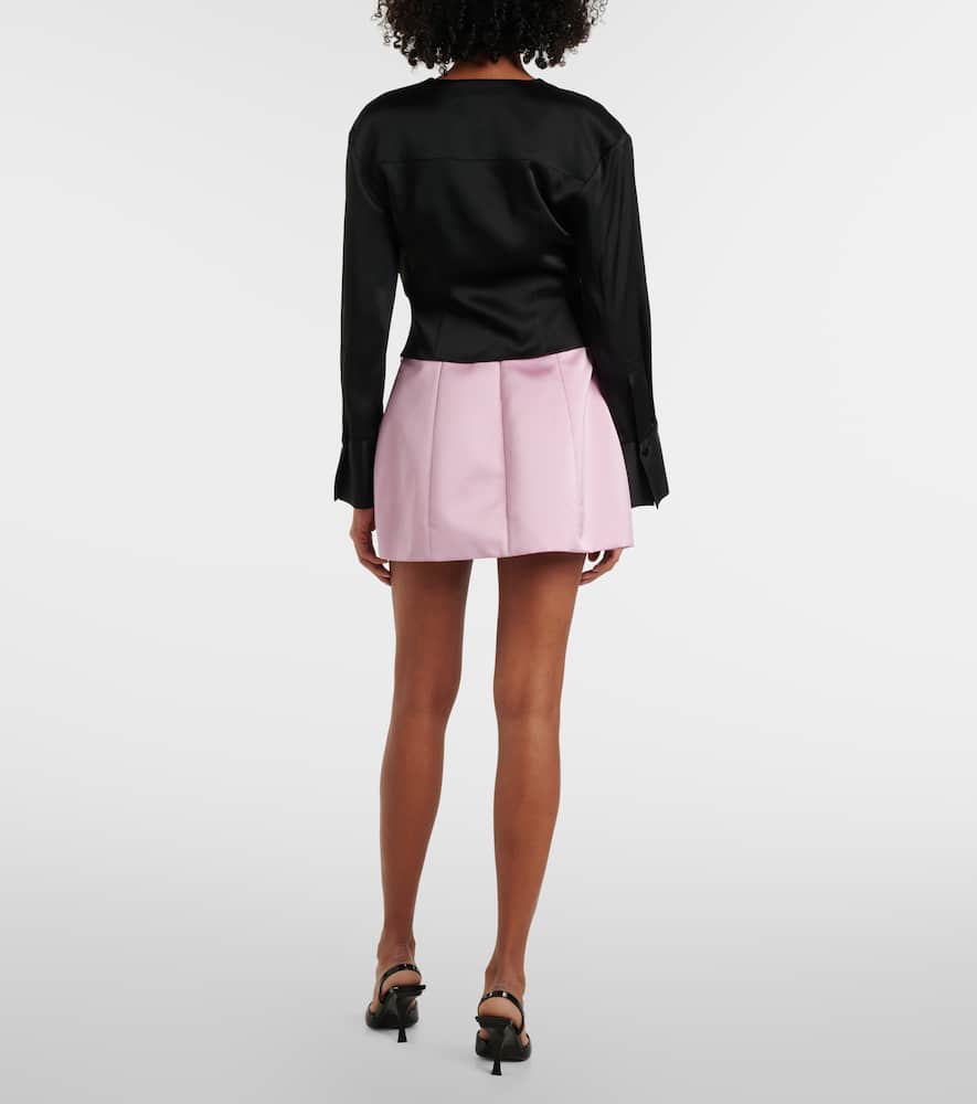 Envers draped satin top
