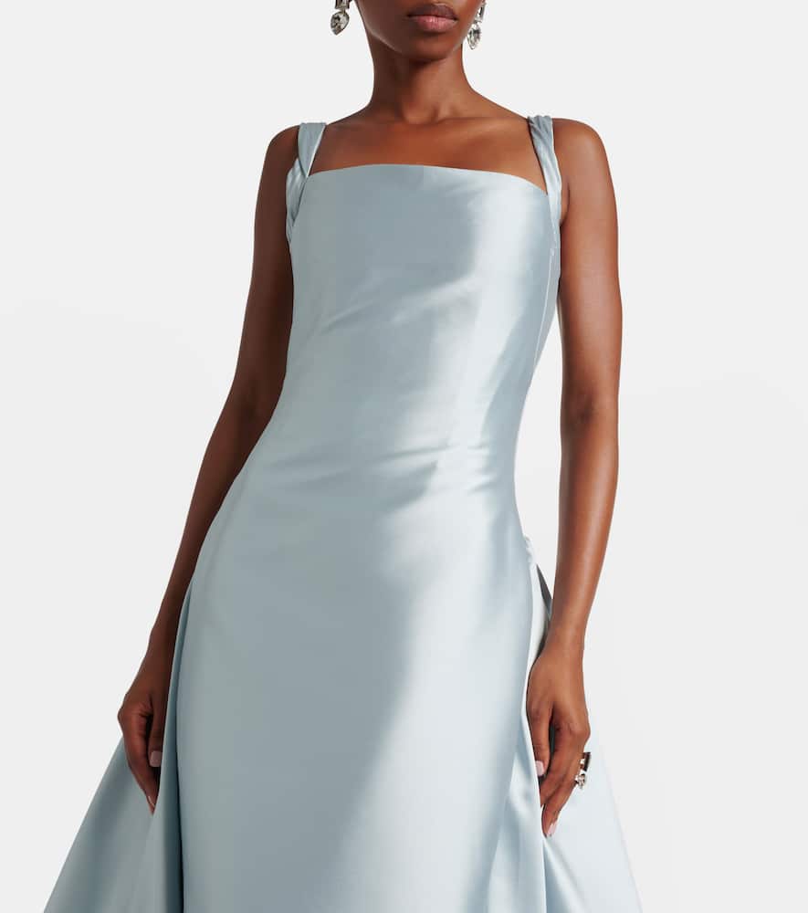 Satin gown