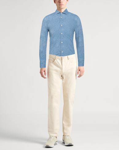 Man Shirt Blue Size 15 ¾ Polyamide, Elastane