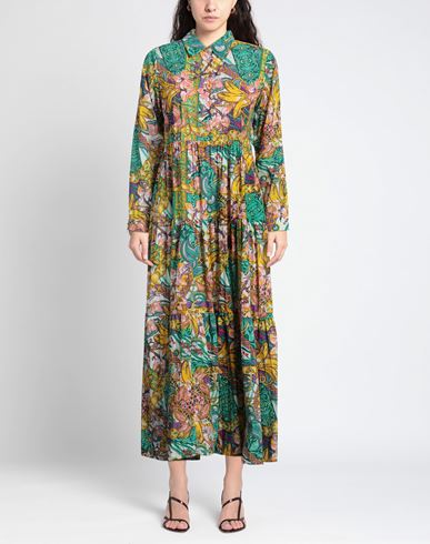 Woman Maxi dress Green Size M Cotton
