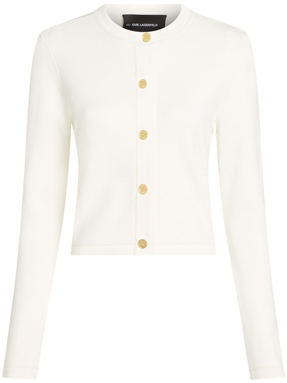 Button-up cardigan - White